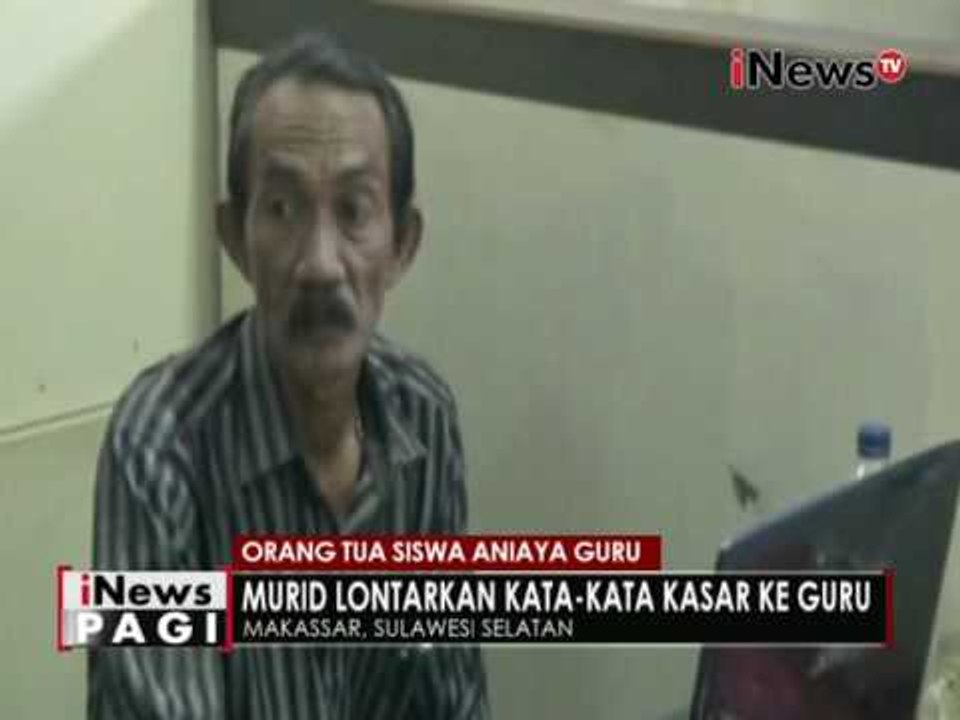 Orang tua siswa aniaya guru - iNews Pagi 11/08