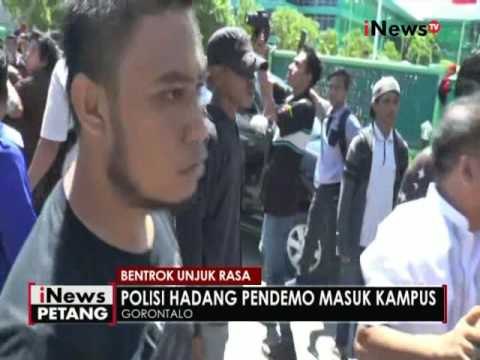 Tolak kedatangan wakil ketua KPK, HMI berdemo ricuh di Gorontalo - iNews Petang 12/08