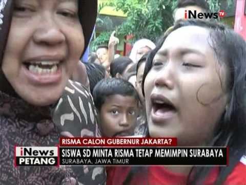 Sejumlah siswa menangis dan meminta Walikota Risma untuk tidak ke Jakarta - iNews Petang 11/08