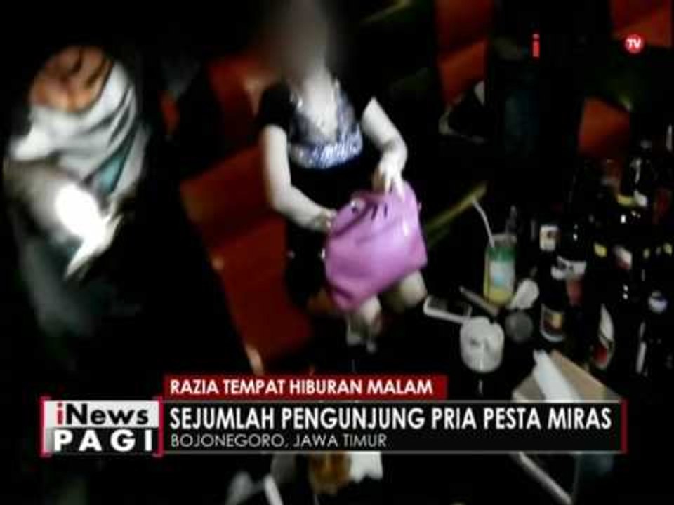 Petugas gabungan di Bojonegoro, Jatim gelar razia tempat hiburan malam - iNews Pagi 15/08