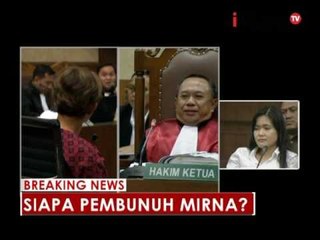 Sidang lanjutan Jessica ke 12, Menghadirkan saksi Psikolog 27 - iNews Breaking News 15/08