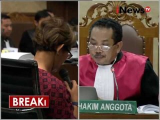 Sidang lanjutan Jessica ke 12, Menghadirkan saksi Psikolog 33 - iNews Breaking News 15/08