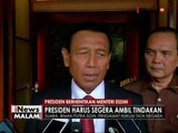 Live by phone : keterangan Irman Putra.S, Pengamat hukum terkait Menteri ESDM - iNews Malam 15/08