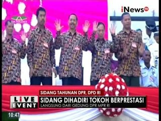 Pidato kenegaraan Presiden dalam sidang tahunan DPR, DPD 08 - Live Event 16/08