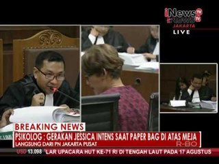 Sidang lanjutan Jessica ke 12, Menghadirkan saksi Psikolog 06 - iNews Breaking News 15/08