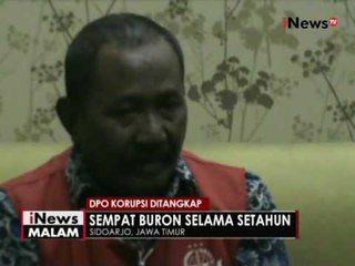 1 tahun masuk DPO, pelaku dugaan korupsi korban lumpur Sidoarjo diamankan polisi - iNews Malam 14/08