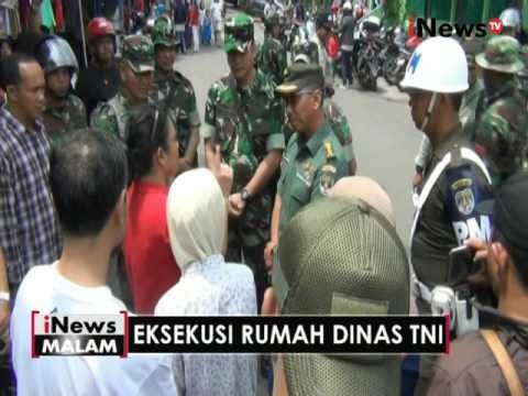 6 rumah dinas Kodam dieksekusi paksa petugas di Jakarta - iNews Malam 13/10