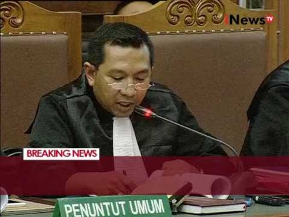 JPU : Tindakan tim penyidik berdasarkan KUHP dengan prosedur yang tepat - iNews Breaking News 17/10