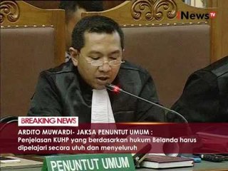 JPU : Untuk membuktikan pasal 340 KUHP, motif tidak perlu dibuktikan - iNews Breaking News 17/10