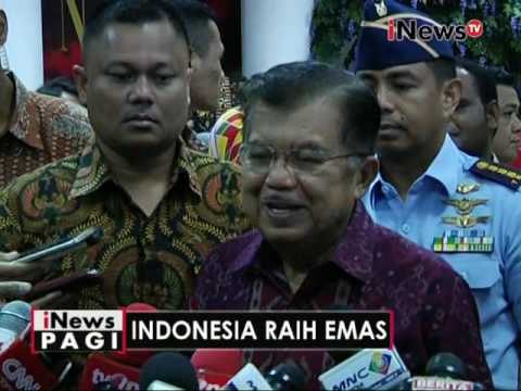 Wapres JK apresiasi Tantowi dan Lilyana yang persembahkan emas untuk Indonesia - iNews Pagi 19/08