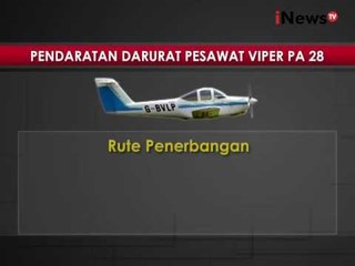 Berikut kronologi pendaratan darurat pesawat latih Cessna - iNews Malam 18/08