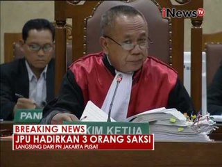 Sidang lanjutan Jessica ke 13, menghadirkan 3 saksi ahli dari RSCM 01 - iNews Breaking News 18/08