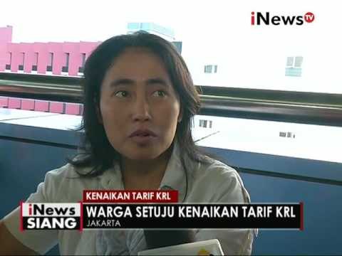 Pendapat pengguna Commuter line, terkait kenaikan tarif harga - iNews Siang 19/08