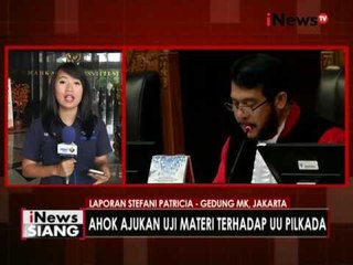 Live Report : terkait sidang Ahok tentang penolakan UU Pilkada - iNews Siang 22/08