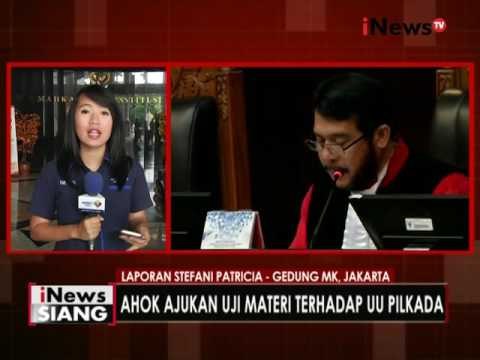 Live Report : terkait sidang Ahok tentang penolakan UU Pilkada - iNews Siang 22/08