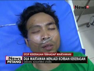 Stop kekerasan terhadap wartawan, Aksi anarki aparat terekam CCTV - iNews Petang 18/08