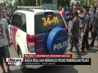 1 dari 2 pelaku curanmor diamuk massa di Purwakarta - iNews Petang 23/08