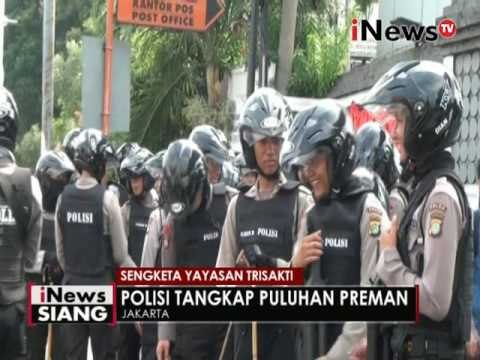Sengketa yayasan Trisakti, polisi tangkap puluhan preman - iNews Siang 24/08