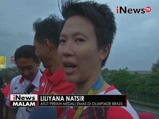Tantowi dan Liliyana disambut meriah di bandara Soekarno Hatta - iNews Malam 23/08