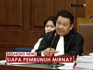 Sidang Jessica, menghadirkan Toksikologi Forensik I Made Agus Gel Gel 14 - iNews Breaking News 25/08