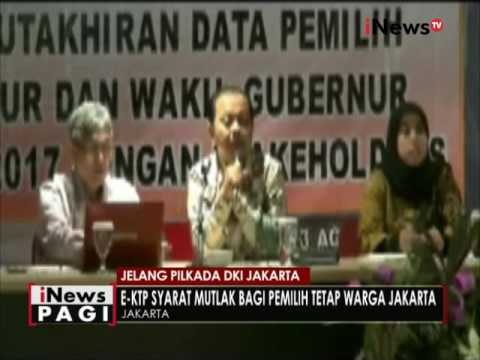 Meski belum banyak yang memiliki E-KTP, KPUD masih memperbolehkan memilih - iNews Pagi 25/08