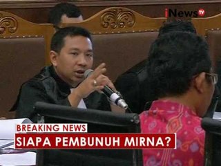 Sidang Jessica, menghadirkan Toksikologi Forensik I Made Agus Gel Gel 05 - iNews Breaking News 25/08