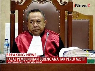 Sidang Jessica, menghadirkan Toksikologi Forensik & ahli hukum pidana 33 - iNews Breaking News 25/08