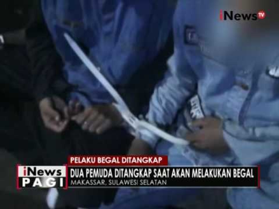 2 pemuda pelaku begal di Makassar ditangkap polisi - iNews Pagi 29/08