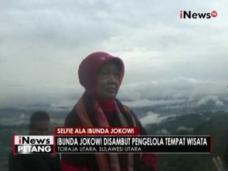 Ibunda Presiden Jokowi kunjingi kawasan wisata Puncak Lolai di Toraja - iNews Petang 26/08
