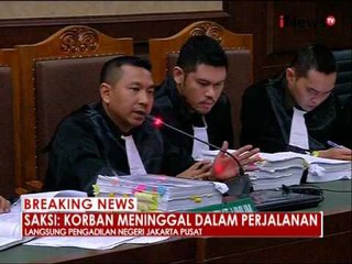 Sidang Jessica ke 15, menghadirkan saksi ahli dokter RS Abdi Waluyo 02 - iNews Breaking News 29/08