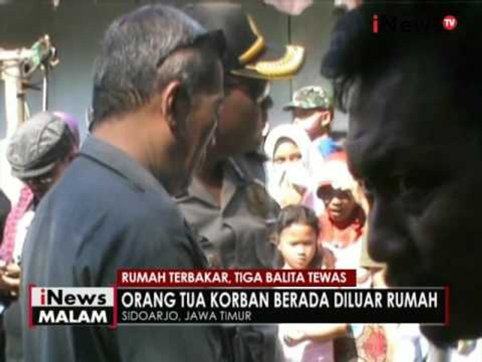 Rumah ludes terbakar, 3 balita tewas di Sidoarjo - iNews Malam 29/08