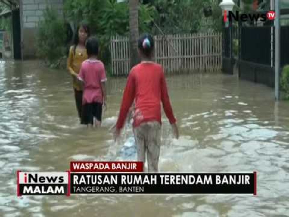 Akibat luapan anak Kali Angke, banjir rendam pemukiman warga di Tangerang - iNews Malam 28/08