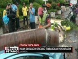 Hujan deras dan angin kencang di Jakarta, sebabkan pohon tumbang menimpa taksi - iNews Petang 30/08