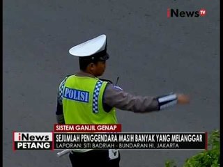 Live Report : terkait pelaksaan resmi plat ganjil genap - iNews Petang 30/08