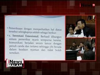 Sidang ke 17 Jessica, saksi ahli menjelaskan hasil pemeriksaan Jessica - iNews Malam 01/09