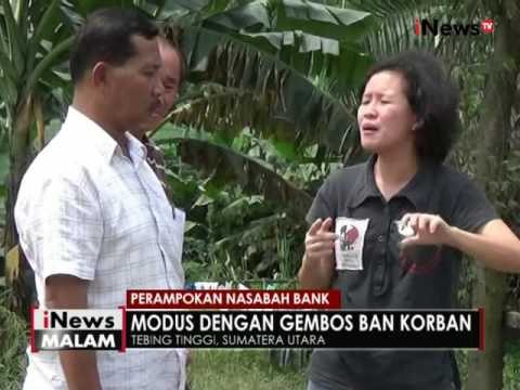 Usai ambil uang, seorang nasabah bank dirampok di Tebing Tinggi, Sumut - iNews Malam 01/09
