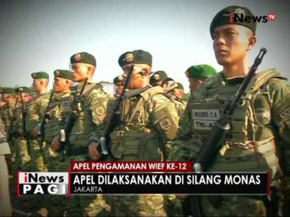 KORSA, TNI & Polri gelar apel pengamanan di Lap. Monas untuk VVIP WIEF - iNews Pagi 30/07