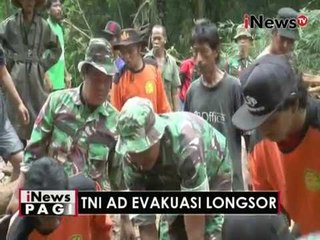 KORSA, tim SAR dibantu TNI AD saat evakuasi longsor - iNews Pagi 25/06