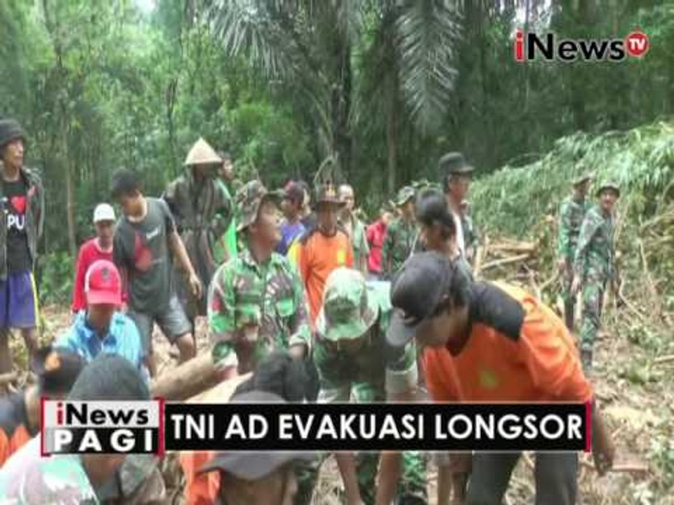 KORSA, TNI AD menjadi pemimpin pencarian korban longsor di Purwarejo - iNews Pagi 25/06