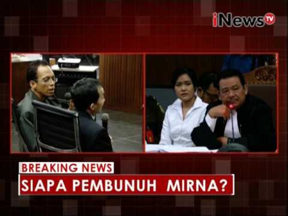 Saksi ahli mengatakan kematian korban belum bisa dipastikan akibat Sianida - Breaking News 05/09