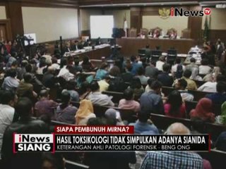 Ahli Patologi katakan otopsi yang dilakukan kepada Mirna tidak menyeluruh - iNews Siang 06/09