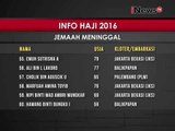 Daftar nama Jamaah Haji yang meninggal dunia saat menjalani ibadah Haji - iNews Pagi 06/09
