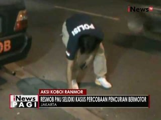 Aksi koboi pelaku pencurian kendaraan bermotor kembali terjadi di Ibukota - iNews Pagi 07/09