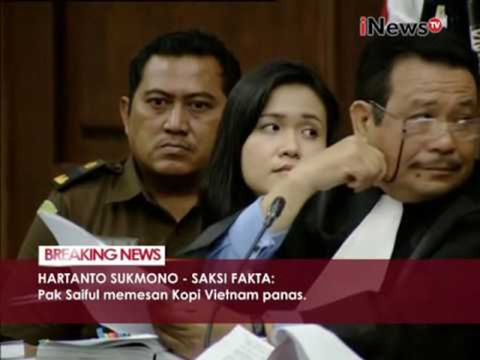 Sidang Jessica ke 19, hadirkan saksi fakta kejadian 03 - iNews Breaking News 07/09