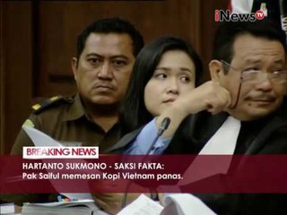 Sidang Jessica ke 19, hadirkan saksi fakta kejadian 03 - iNews Breaking News 07/09