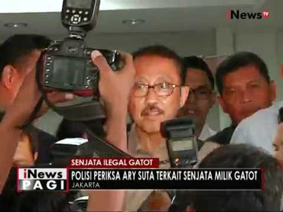 Polisi panggil Ary Suta terkait senjata api milik Gatot Brajamusti - iNews Pagi 08/09