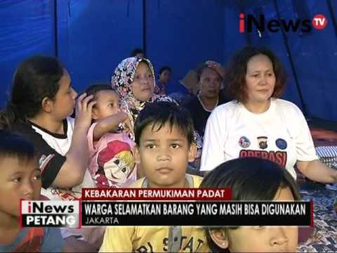 Warga bertahan di dalam tenda pasca kebakaran pemukiman padat - iNews Petang 06/09