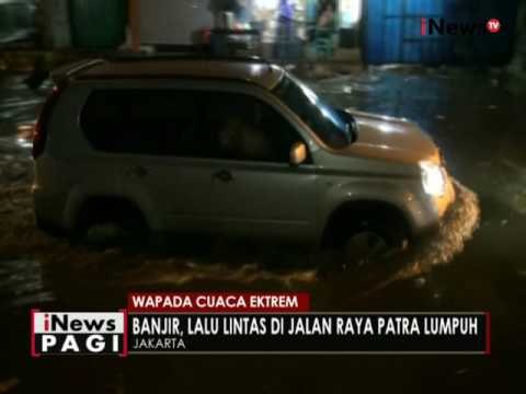 Banjir juga genangi beberapa titik & jalan protokol di Jakbar - iNews Pagi 08/09