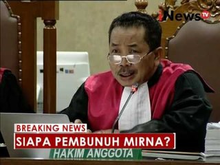 Sidang Jessica ke 19, hadirkan saksi fakta kejadian 14 - iNews Breaking News 07/09