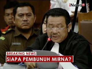 Sidang Jessica ke 19, hadirkan saksi fakta kejadian 02 - iNews Breaking News 07/09